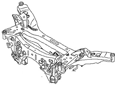 Nissan Rogue Rear Crossmember - 55401-5HA0A