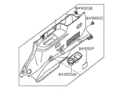 Nissan 84950-EA502