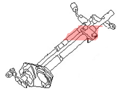 Nissan Hardbody Pickup (D21U) Steering Column - 48805-75P50