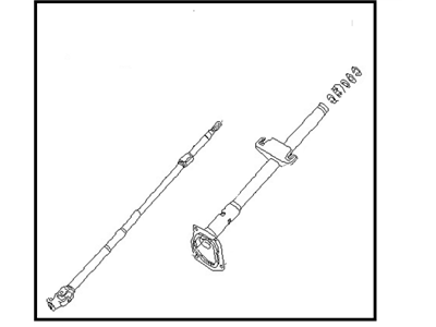 Nissan 48805-92G04 Column Assembly-Steering Impact Absorbing