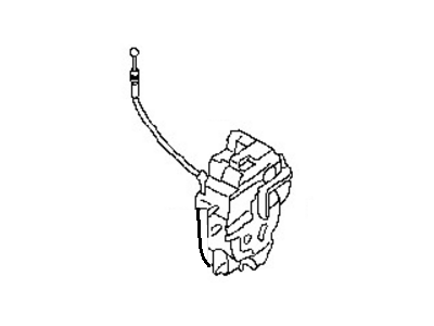 Nissan 80500-ZA300 Front Right (Passenger-Side) Door Lock Actuator