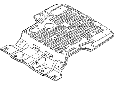 Nissan Datsun 810 Floor Pan - 74514-W1030