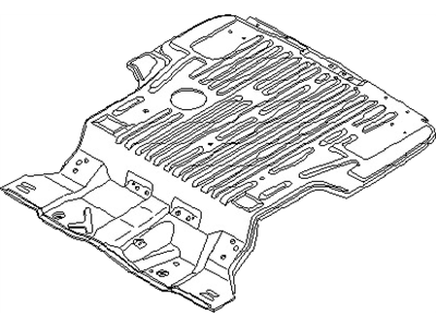 Nissan G4514-W3000 Floor Assembly Rear