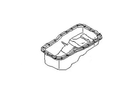 1981 Nissan 200SX Oil Pan - 11110-N9600