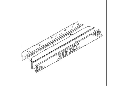 Nissan 26512-01P00 Cover-Licence Lamp