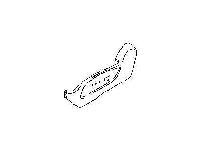 Nissan 87380-1AB0A Finisher Assy-Cushion,Front Seat LH