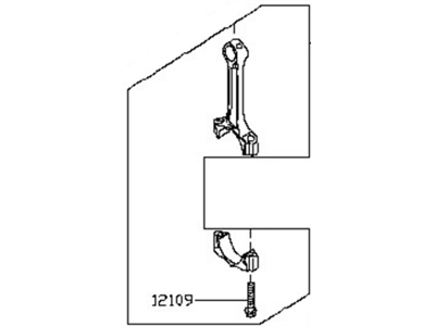 Nissan 12100-00Q1C Rod Complete - Connecting