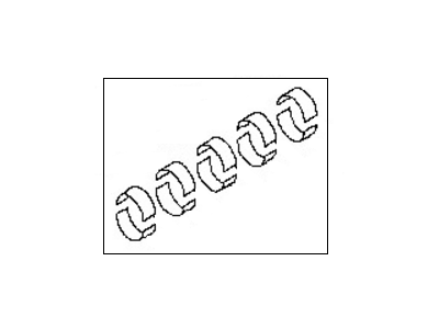 Nissan 12207-1KC0A BUSHING CRANKSHAFT Std Grade 0