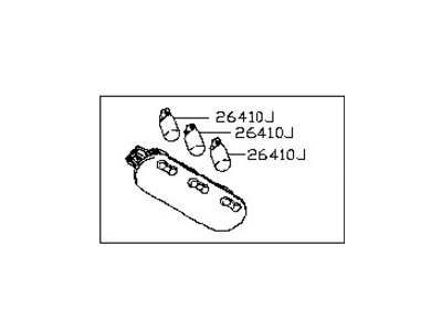 Nissan 26430-BC00B Lamp Assembly Map