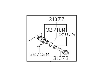 Nissan 32702-04E30 Pinion Assy-Speedometer