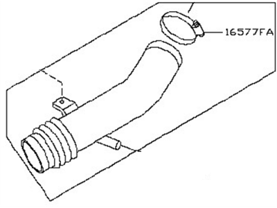 2004 Nissan 350Z Air Intake Coupling - 16576-CD000