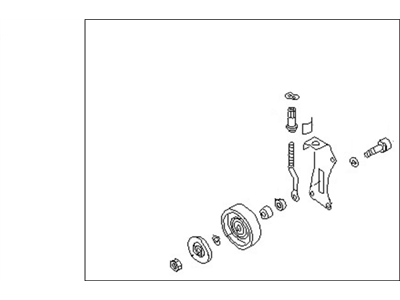 Nissan 11925-31U01 Pulley Assy-Idler,Compressor