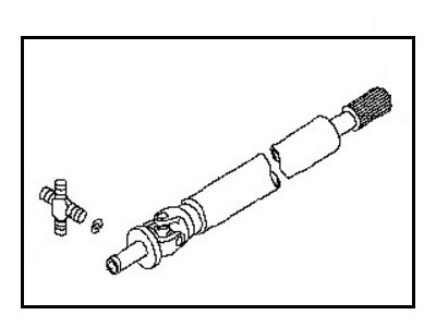 2009 Nissan Frontier Drive Shaft - 37300-ZZ74A