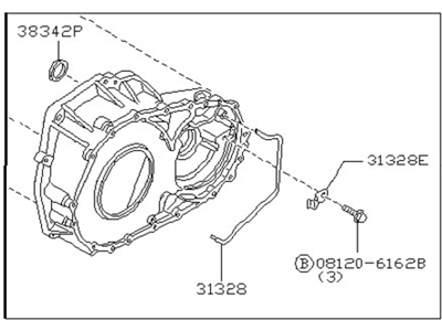 Nissan Altima Bellhousing - 31300-80L02