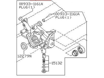 Nissan 15010-4S100 Pump-Oil