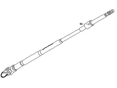 1983 Nissan 280ZX Intermediate Shaft - 48820-P7100