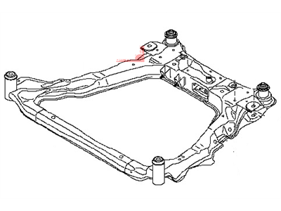 2016 Nissan Rogue Front Cross-Member - 54400-5HA0C