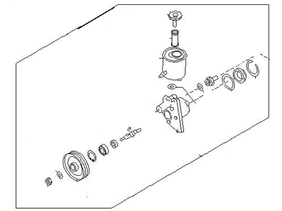 1979 Nissan 280ZX Power Steering Pump - 49110-Y0101