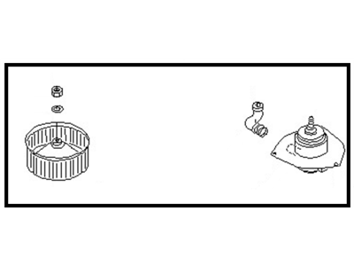 Nissan 27220-40U03 Motor & Fan Assy-Blower