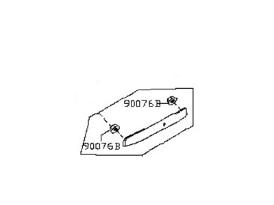 Nissan 90810-3LM4F Finisher Assy-Back Door