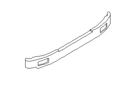 Nissan 85090-9E000 Energy ABSORBER-Rear Bumper