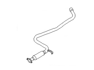 Nissan 20300-0Z010 Exhaust, Sub Muffler Assembly