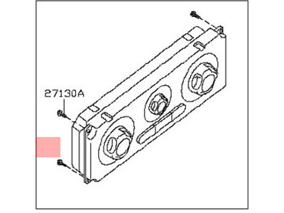 Nissan 27510-ZL40A Control Assembly