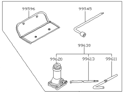 Nissan 99500-04W00 Tool Kit