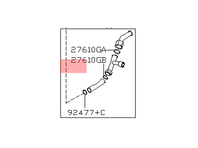 2002 Nissan Quest A/C Expansion Valve - 92200-2Z300