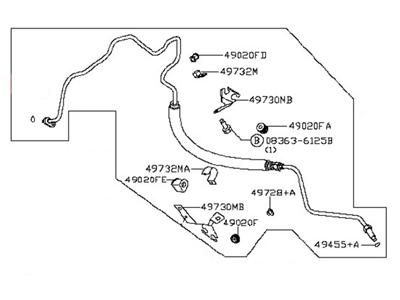 Nissan 49720-3TA0C