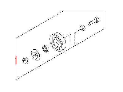 1996 Nissan Altima A/C Idler Pulley - 11944-1E400