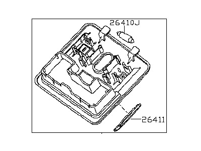 Nissan 26410-ZT60A Lamp Assembly-Room