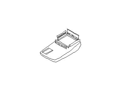 Nissan 88630-2Z472 Child-Cushion Trim & Pad