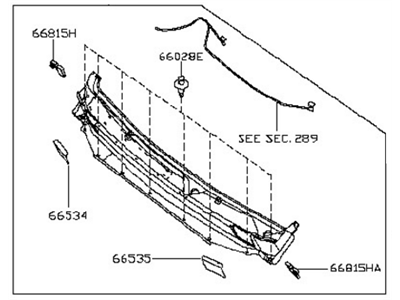 Nissan 66862-9NA0A