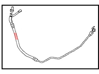 Nissan 49720-1LA0B Hose & Tube Assy-Power Steering