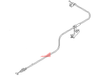 Nissan Maxima Fuel Door Release Cable - 84650-40U10