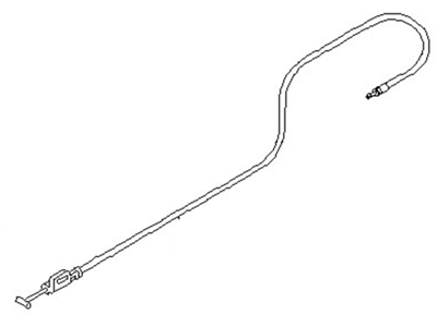 Nissan 300ZX Fuel Door Release Cable - 78822-46P00