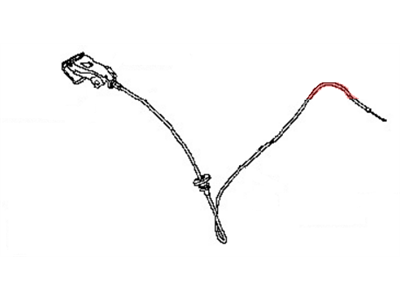 2019 Nissan GT-R Hood Cable - 65621-JF00A