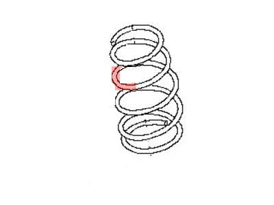 2016 Nissan Maxima Coil Springs - 54010-4RA0A