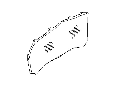 Nissan 24813-JF00A Cover-Front Meter