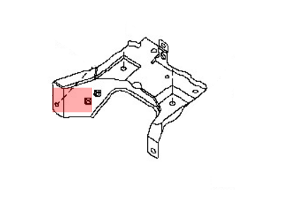 Nissan 64160-JA000 Bracket-Battery Support