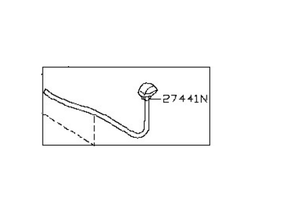 Nissan 28933-8J000 Washer Nozzle Assembly,Driver Side