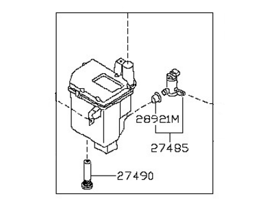 Nissan 28910-8J400 Tank Assy-Windshield Washer