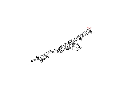 1984 Nissan Stanza Fuel Rail - 17520-D3300