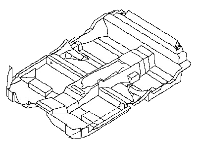 Nissan 74902-4Z205 Carpet Assy-Floor