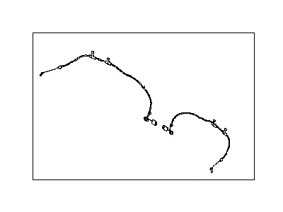 Nissan 84653-1ET0B Cable Assy-Emergency