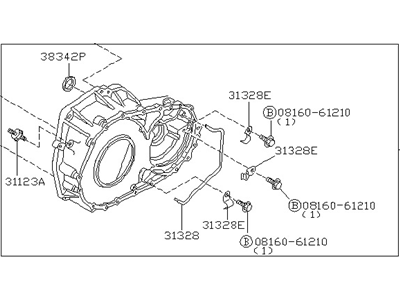 2007 Nissan Quest Bellhousing - 31300-89X00