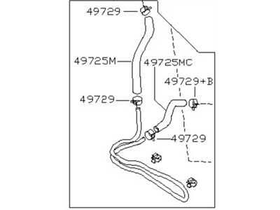 Nissan 49790-9FD0A Oil Cooler Assembly - Power Steering