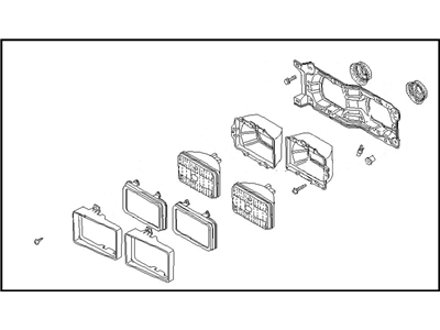 Nissan 26011-N8507 Right Headlight Assembly