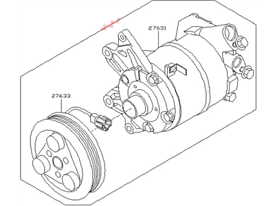 Nissan 92600-CA01C Compressor - Cooler